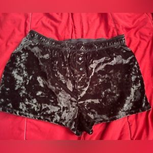 Black silk victoria secret sleep shorts
